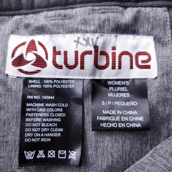 Turbine Ski Snowboard Snow Pants Women S Gray Pockets Vents Technical Outerwear - Picture 9 of 10